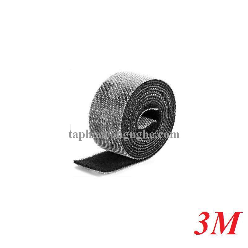 Ugreen 70111 3M cỡ 15mm băng dán Velcro màu đen ngang 1.5cm LP124 30070111